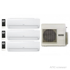 Комплект мульти сплит-система Hitachi Multizone Comfort R32 RAM-40NE2F&RAK-18REF